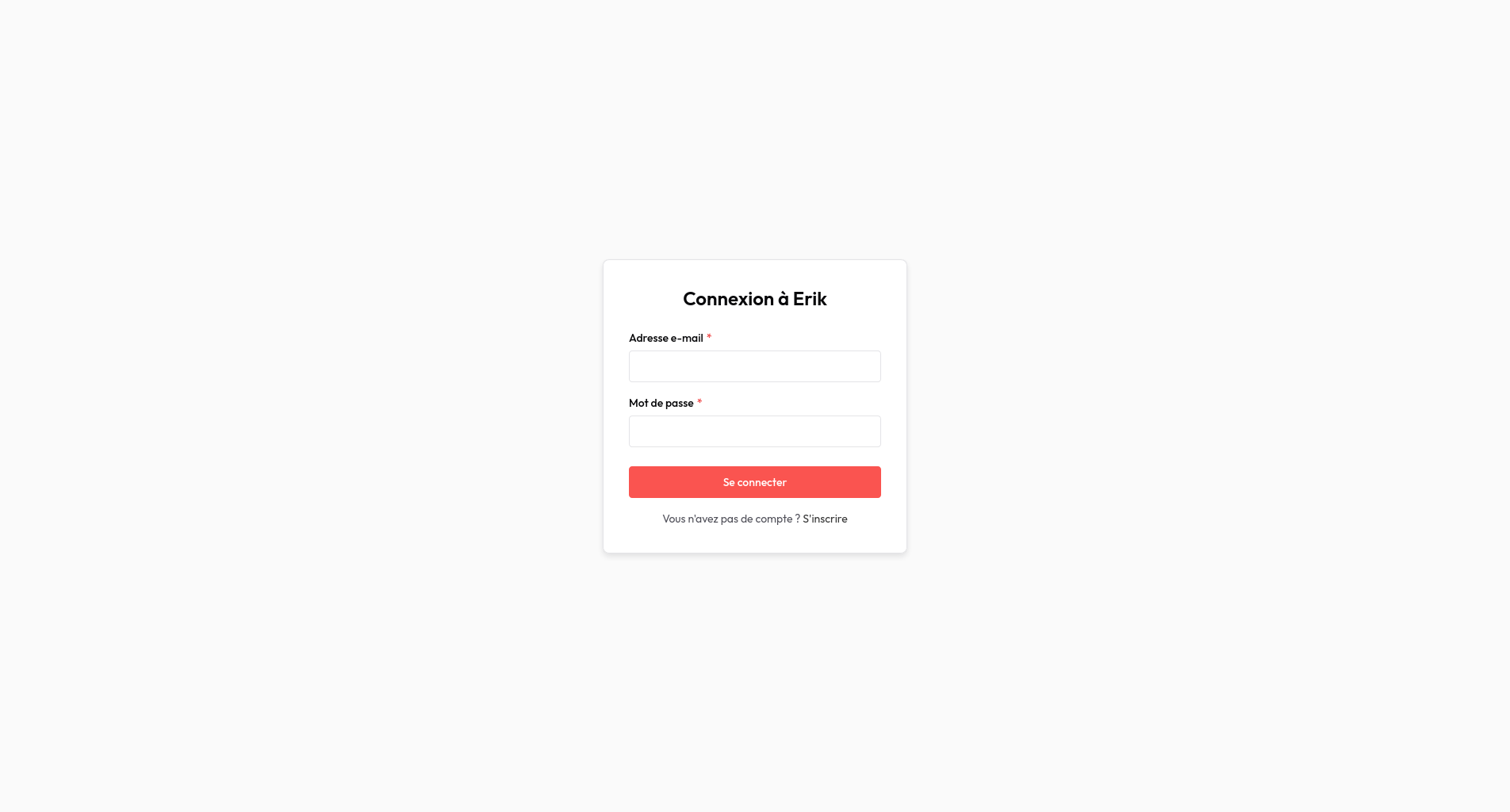 Plateforme de conseil en investissement IA @ Erik AI